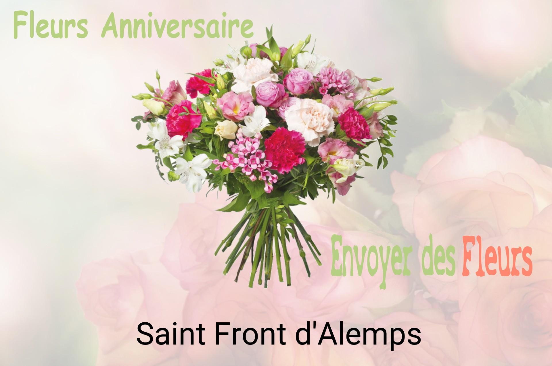 Bouquet de fleurs d’anniversaire livré à Saint-Front-d'Alemps