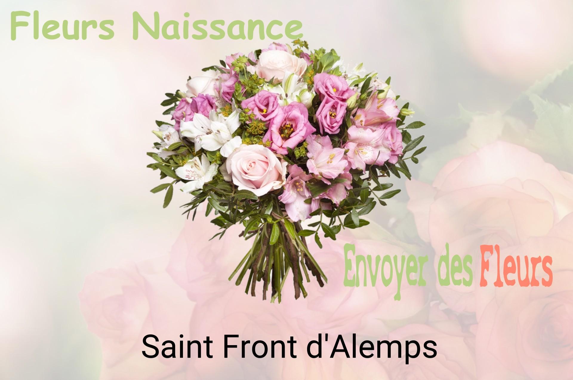 Bouquet de fleurs de naissance livré à Saint-Front-d'Alemps